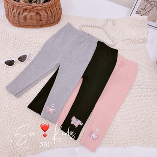 quần cotton len legging cho bé