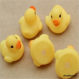 Sét 10 con vịt thả bồn tắm bóp kêu chút chít đồ chơi cho bé