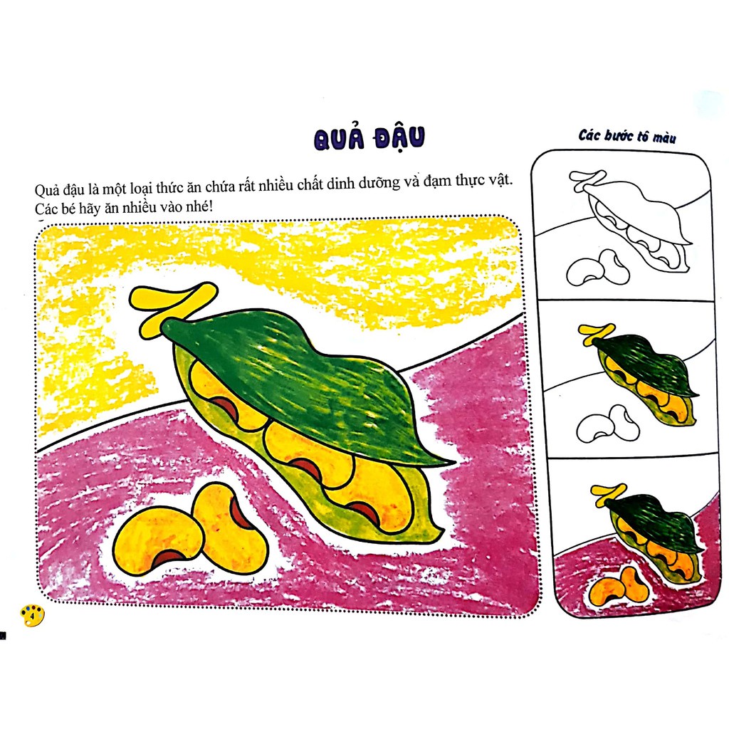 Sách-Tô màu trái cây