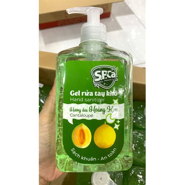 Gel rửa tay khô, nước rửa tay an toàn SPCA 600ml