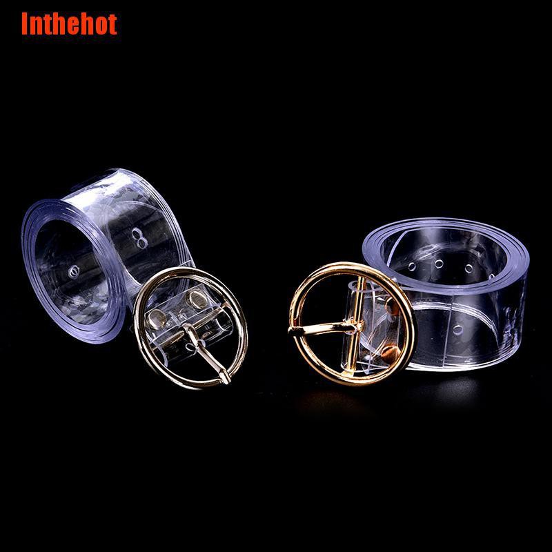 Thắt Lưng Trong Suốt Khóa Trái Tim Thời Trang Cho Nữ