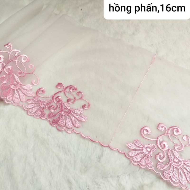 Ren lưới thêu chân ,size từ 14 cm đến 18 cm