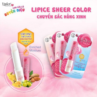 Son dưỡng có màu Lipice Sheer Color mẫu mới 2019