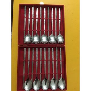 Bộ muỗng đũa inox