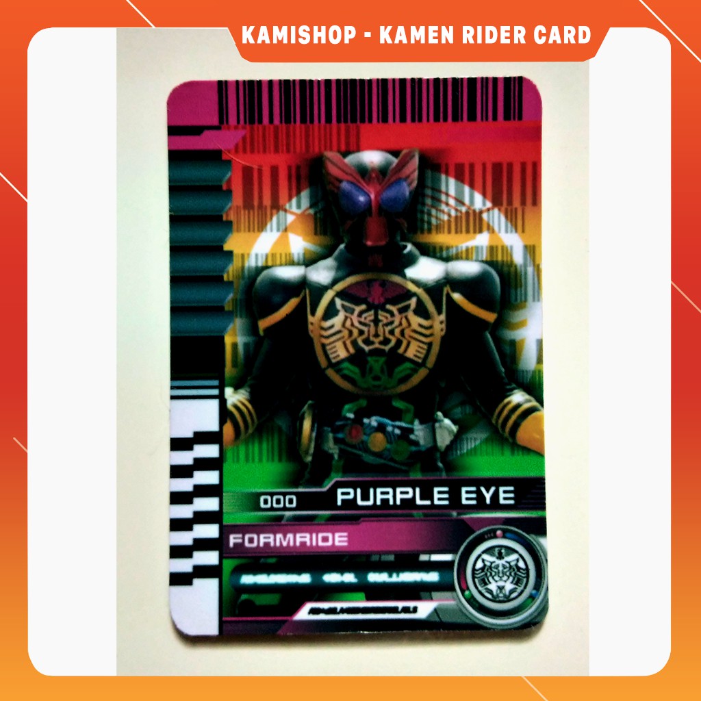 OOO PURPLE EYE - Thẻ Kamen Rider  - KamiShop - Kamen Rider Card