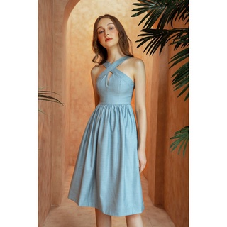 Váy yếm thân nhún D.CHIC MS: 282447