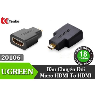 Đầu Chuyển Đổi Micro HDMI To HDMI Ugreen 20106