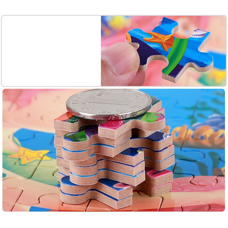 Ghép Tranh Puzzle 200 Mảnh Hộp Thiếc- Công Chúa Ngủ Trong Rừng