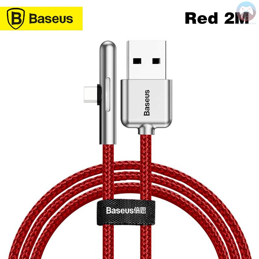 BASEUS HW Dây Cáp Sạc Dữ Liệu Usb Loại C 4a 40w Có Đèn Led Cho Xiaomi Huawei