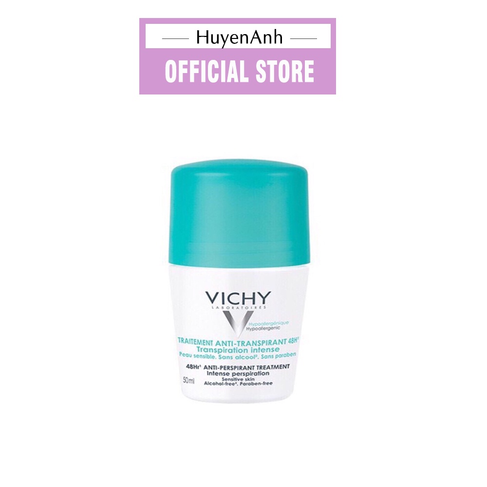 Lăn Khử Mùi Vichy Traitement Anti-Transpirant Pháp Khô Thoáng Vùng Da Dưới Cánh Tay Lên Đến 48h