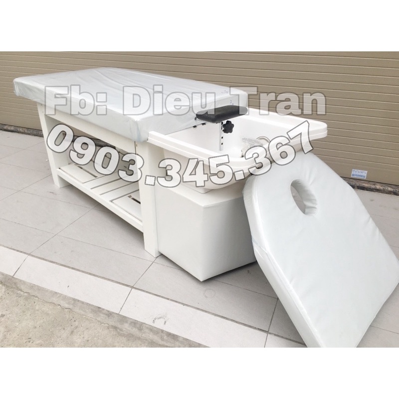 Giường gội đầu dưỡng sinh 2in1