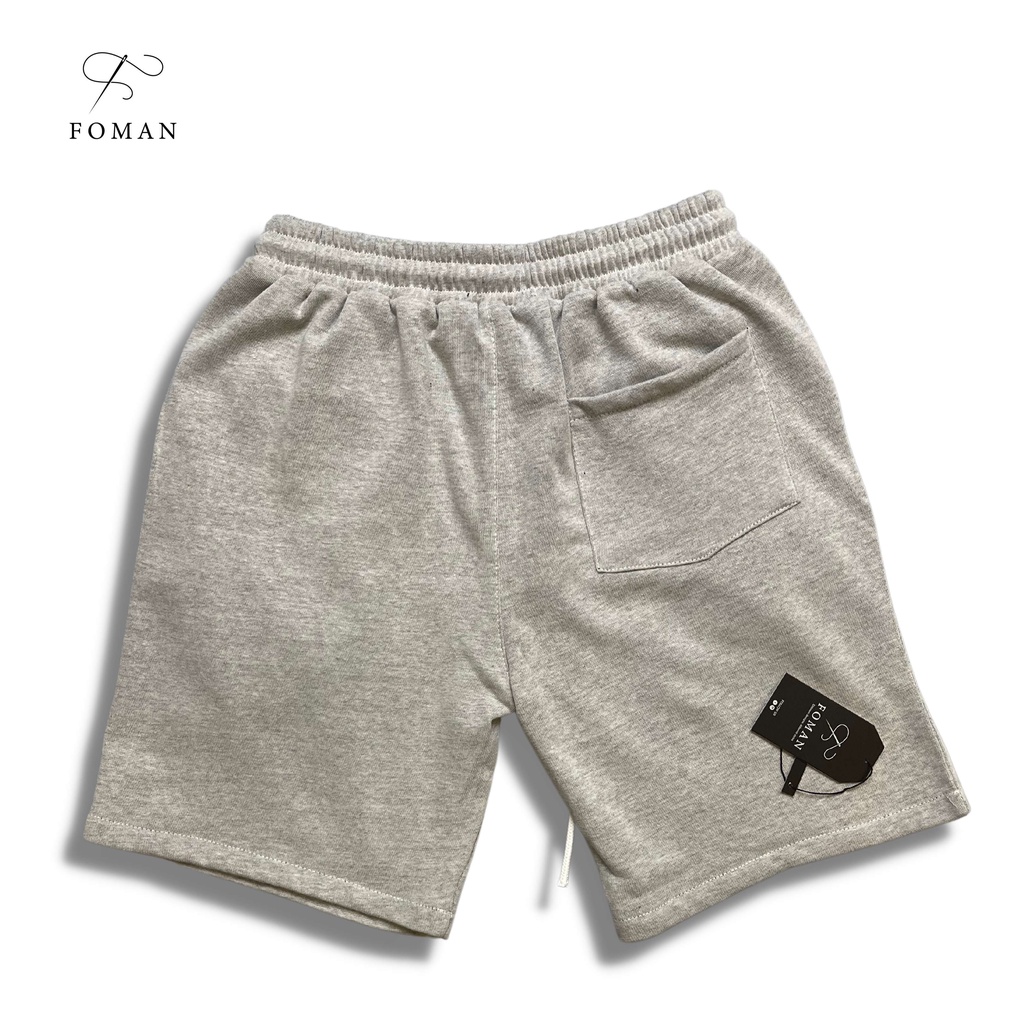 Quần Short Basic Nam Nữ FOMAN vải Cotton chân cua Form Unisex thiết kế Trẻ Trung Cá Tính