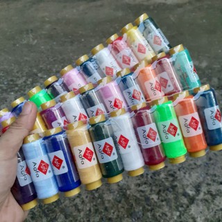 Vỉ 10 cuộn chỉ may đồ đủ màu