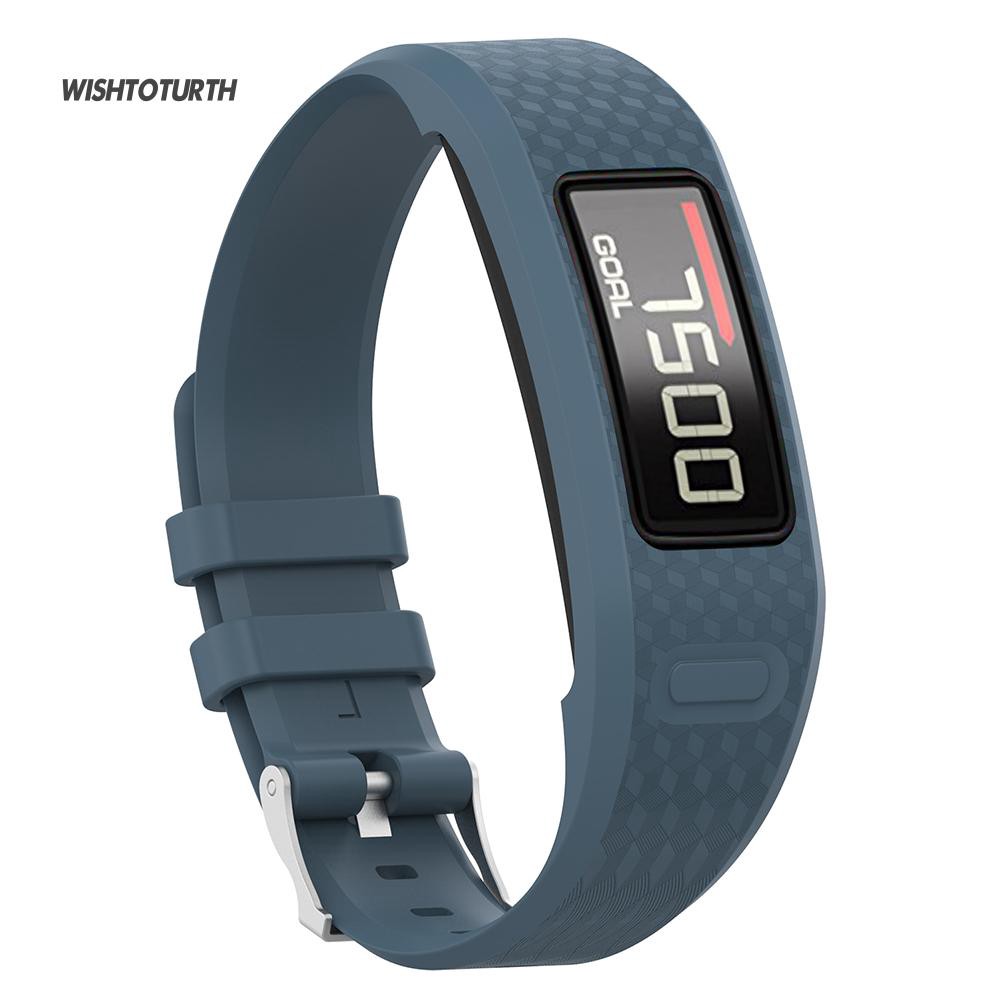 ☼Dây Đeo Thay Thế Chất Liệu tpu Màu Trơn Cho garmin vivofit 1 2