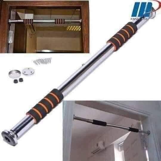 Xà đơn gắn tường không khoan đục, khoảng cách thay đổi từ 80cm tới 130cm và dài từ 60-100cm