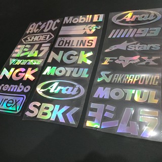 Bộ Tem Phản Quang Dán Xe Cao Cấp (Decal Dán Xe)