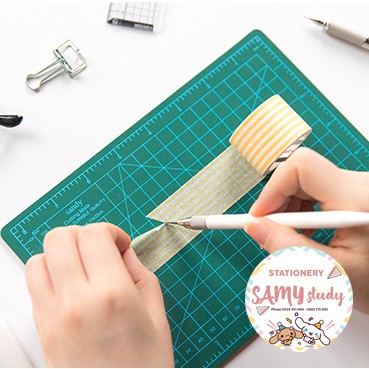 (TẶNG 5 LƯỠI THAY THẾ) DAO CẮT WASHI DẠNG BÚT TRANG TRÍ SỔ TAY BULLET JOURNAL PLANNER