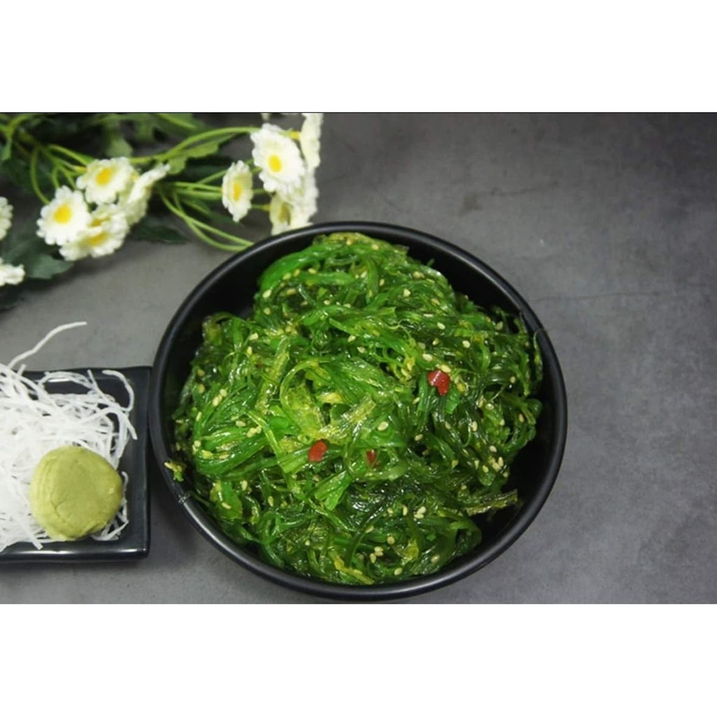 Salad rong biển tươi trộn mè Chuka Wakame Nhật Bản / NISSI / Frozen seasoned Seaweed