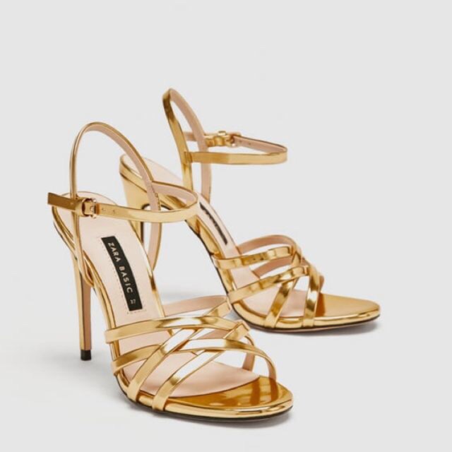 Sandal zara authentic đế nhọn
