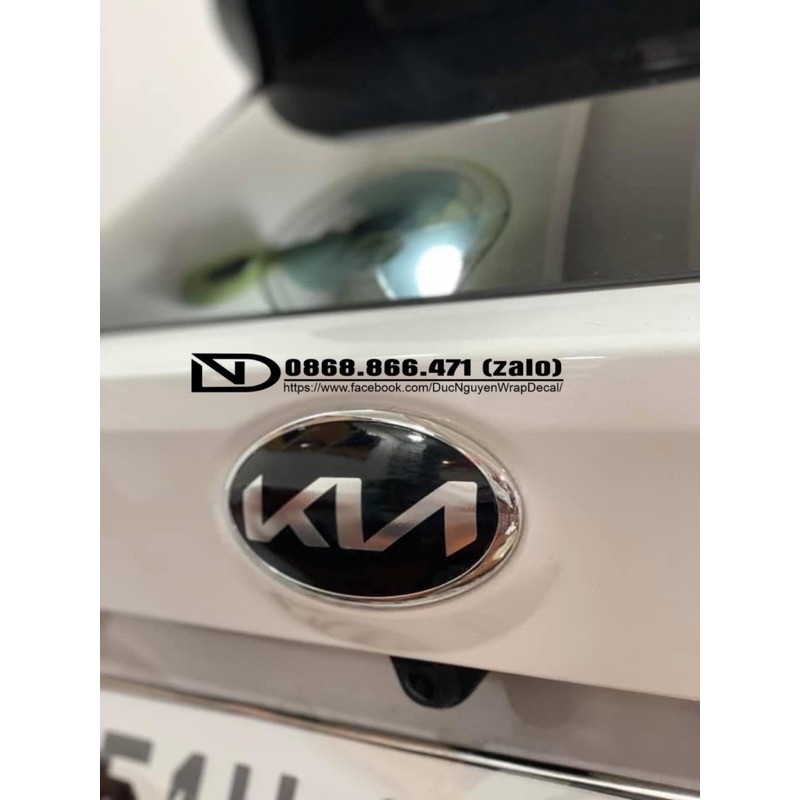 Decal dán logo RIO,logo kia mới,logo kia (10cái)