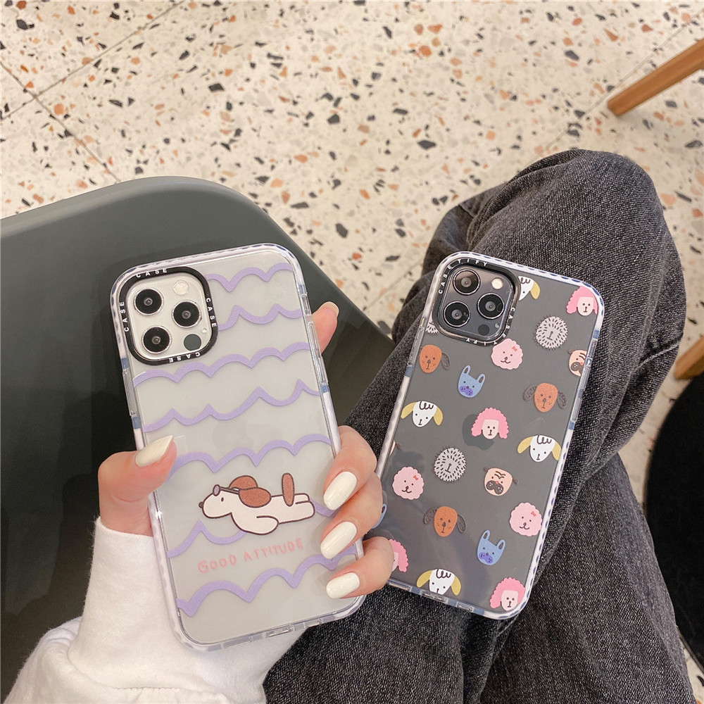 Ốp điện thoại silicone hoạt hình cho IPhone 12pro max 12mini 11Pro Max XS Max XR SE 2020 6 6s 7 8 Plus | BigBuy360 - bigbuy360.vn
