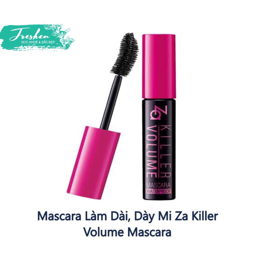 Mascara dày và cong mi ấn tượng Za Killer Volumn Mascara 9g