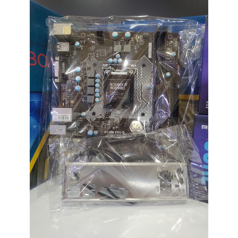 Main MSI H110 like new box bh 36 tháng chạy đc CPU 9100F 7w