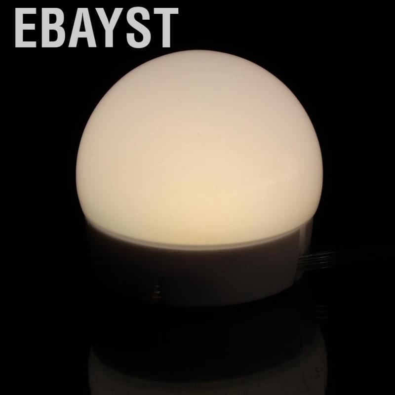 Bộ 10 bóng đèn LED 3 màu gắn gương trang điểm chất lượng cao