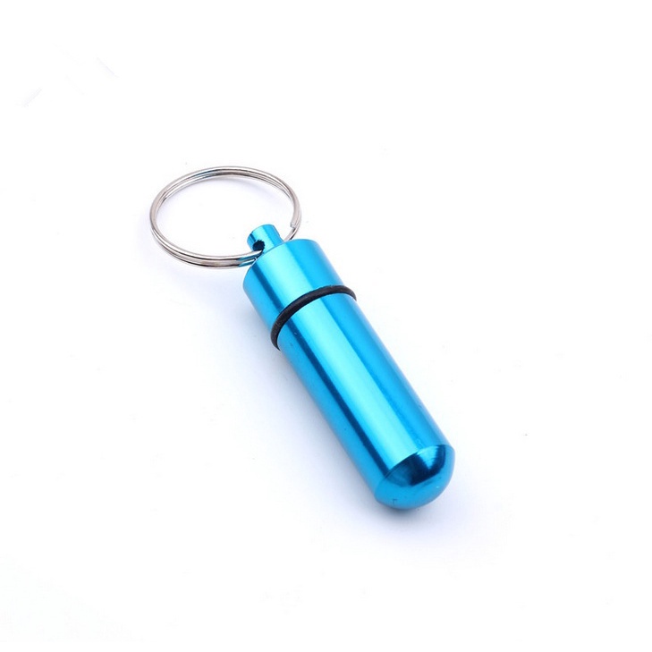 Hộp đựng tăm xỉa răng bằng hợp kim nhôm hình viên thuốc thời trang