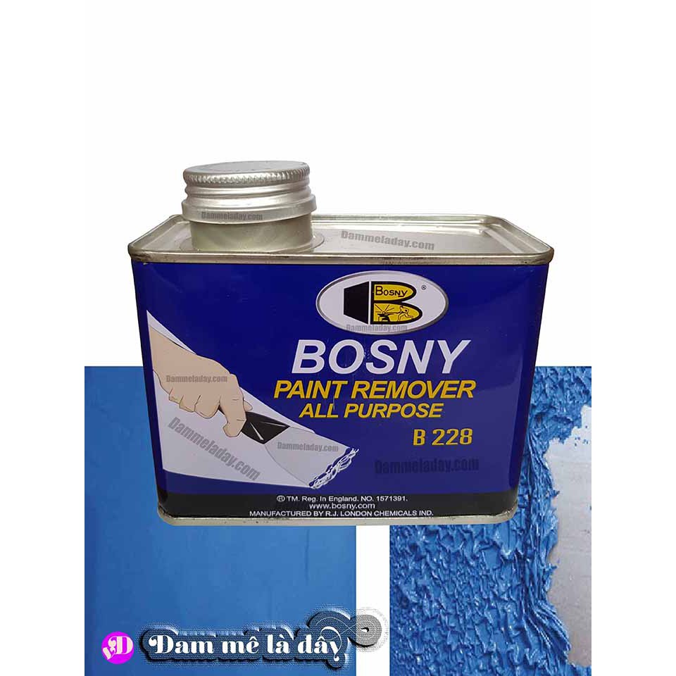 Tẩy màu sơn paint remover Bosny-400gram