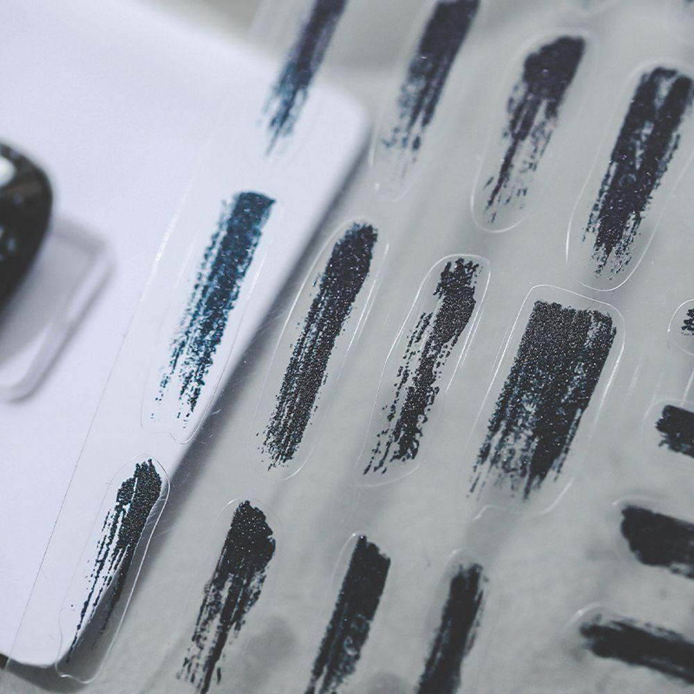 Miếng Dán Trang Trí Móng Tay Họa Tiết Chữ Và Mặt Trăng 5D DIY