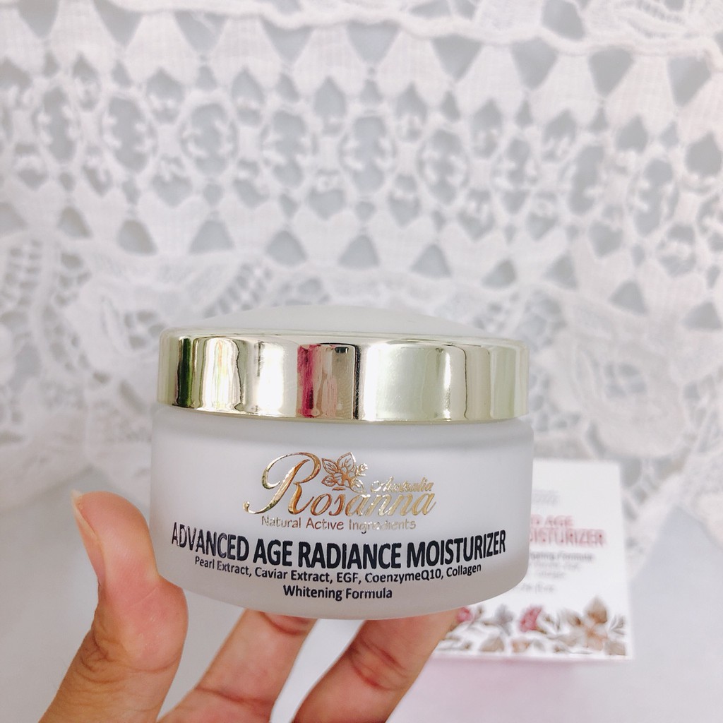 Kem Dưỡng Trắng Da của Úc Rosanna Advanced Age Radiance Moisturizer