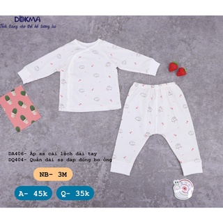 Bộ sơ sinh cúc lệch cho bé cực yêu