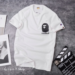 Áo thun Champion x Bape