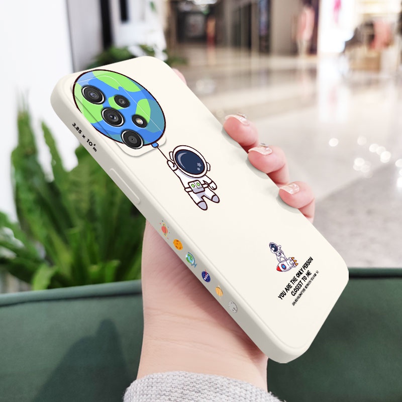 Ốp Điện Thoại Thiết Kế Hình Phi Hành Gia Cho Samsung Galaxy A73 A13 A23 4G 5G Mars