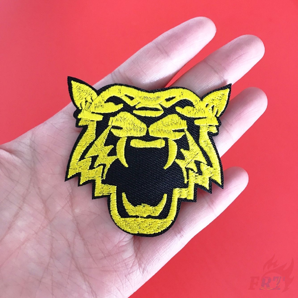 ☸ Animals - Gold Tiger Patch ☸ 1Pc Diy Sew on Iron on Patch （Tiger - Series 01）