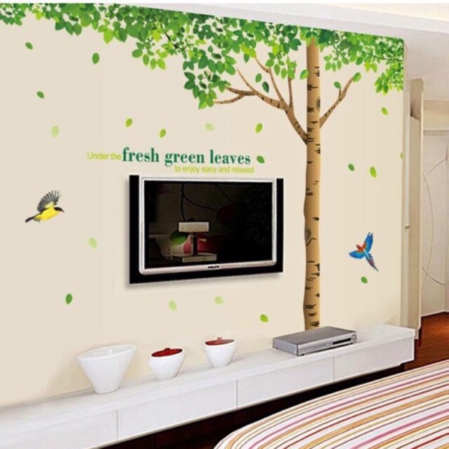 Decal tranh dán tường loại to