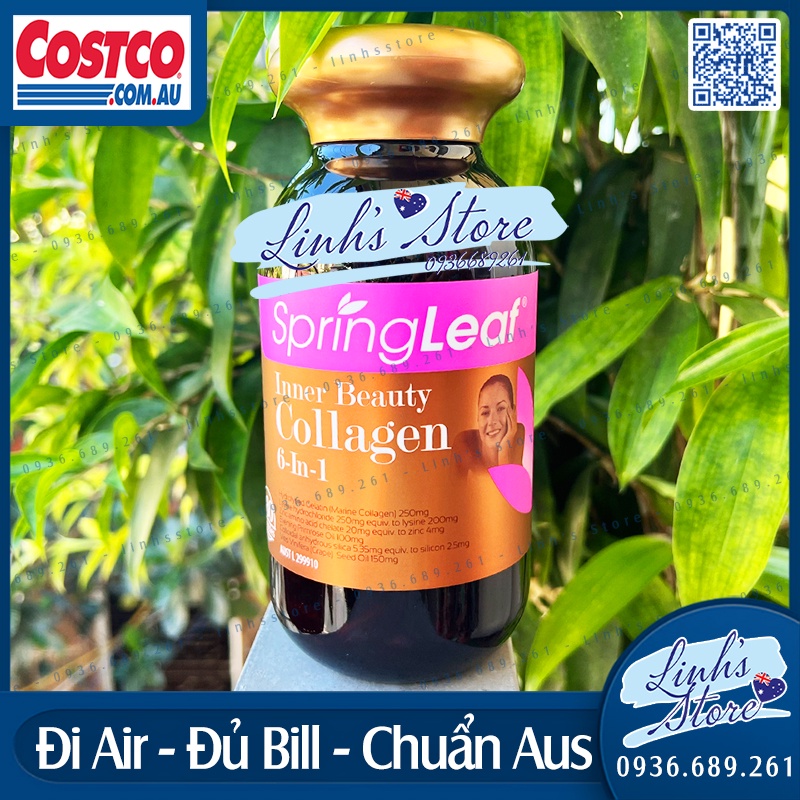 Springleaf Inner Beauty Collagen 6-in-1 - 90 viên - Úc | linhsstore