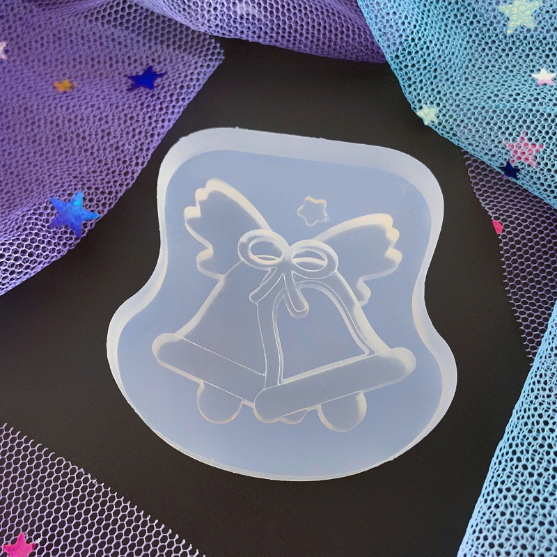 Khuôn Silicone Làm Mặt Dây Chuyền Hình Đôi Cánh 3D DIY