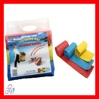 COMBO 3 cuộn túi đựng rác đủ màu, chất liệu tự phân hủy, được chọn size.