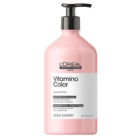 DẦU XẢ GIỮ MÀU TÓC NHUỘM L OREAL SERIE EXPERT VITAMINO 2021 COLOR PROFESSIONAL CONDITIONER 750ML (CHAI)