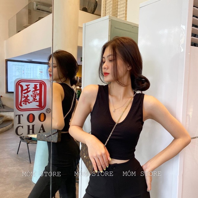 Áo Thun Croptop hàng hiệu Xuất Xịn