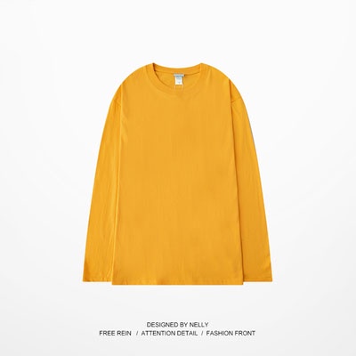 Áo thun trơn Nelly dài tay 100% cotton basic