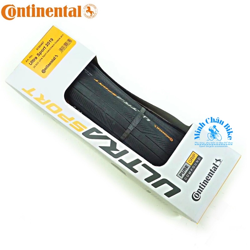 Lốp (Vỏ) gấp xe đạp Continental Ultra Sport 3 700x23C/ 700x25C - 1 Chiếc