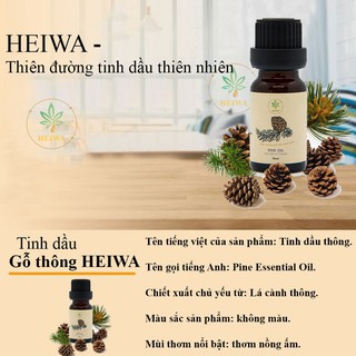 [18 MÙI] HEIWA-Tinh dầu nguyên chất nhập khẩu Ấn Độ, có giấy kiểm định, thơm phòng, treo xe, đuổi muỗi hiệu quả.