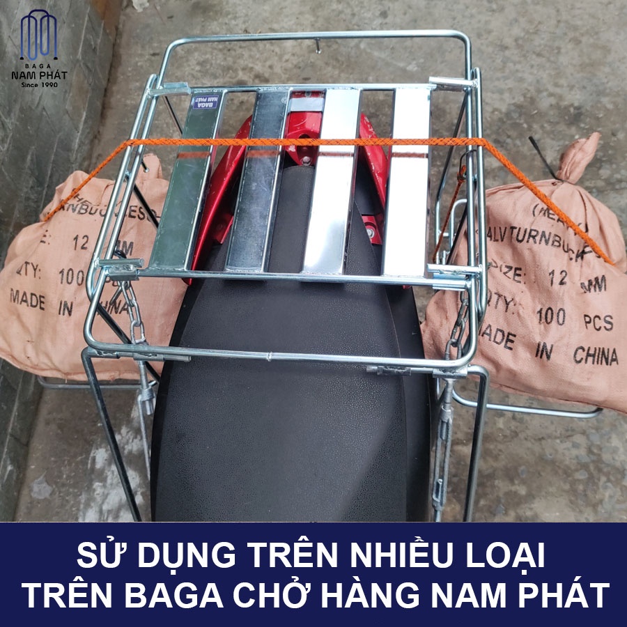 Phụ kiện 2 cánh gập mở cho baga chở hàng