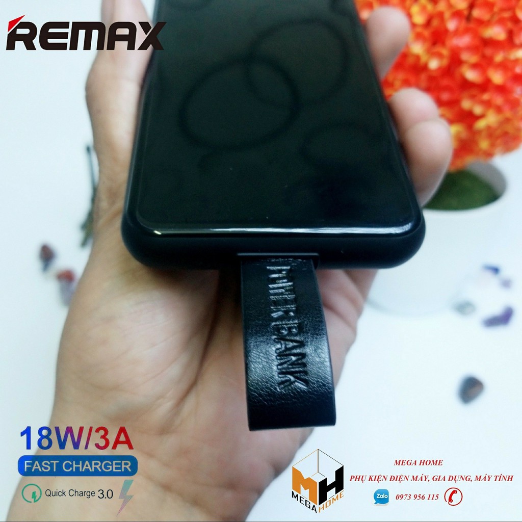 Sạc dự phòng không dây 10000mAh REMAX RPP-105 hỗ trợ sạc nhanh 18W - Pin sạc dự phòng REMAX chính hãng