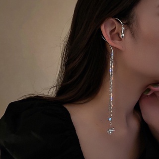 Khuyên tai cài hoạ tiết sao băng không cần lỗ tai