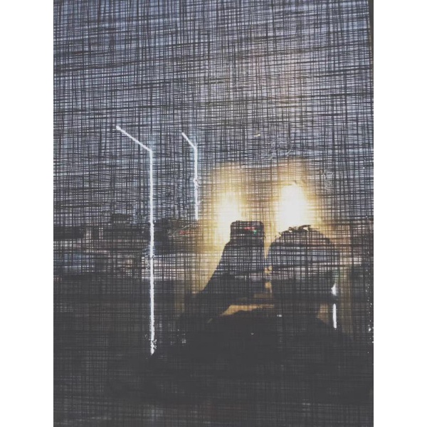 LA38 FILM PET dán kính đen trắng làm mờ trang trí cửa sổ và phòng tắm chống nhìn trộm tránh ánh sáng mạnh