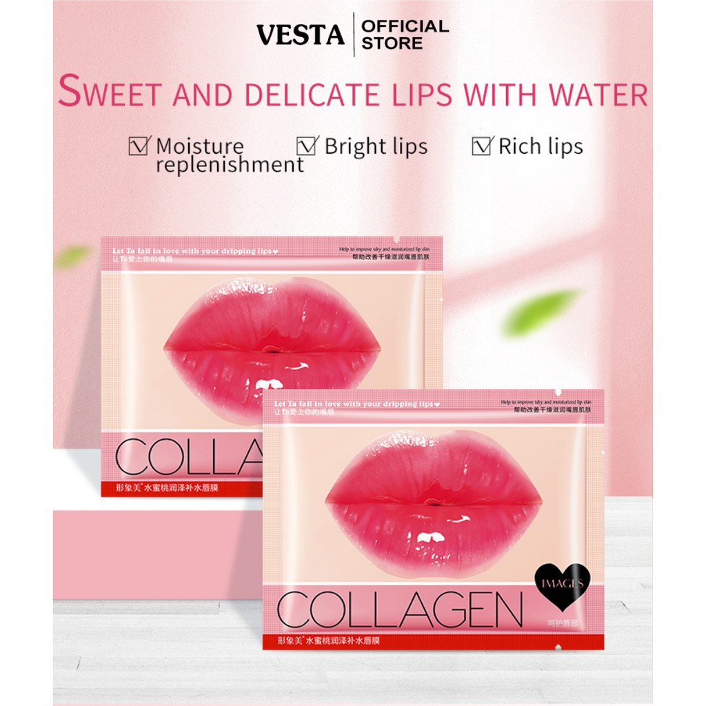 Mặt Nạ Dưỡng Môi - Lips Mask Collagen Images